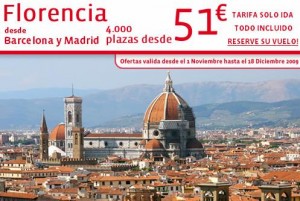 ofertas de billetes a florencia en italia ofertas de billetes a florencia en italia 300x201 Billetes a Florencia desde 51 €, con Eurofly