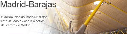 Aeropuerto de Barajas en Madrid-Espana
