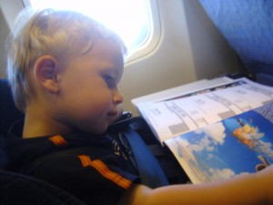 volando con niños